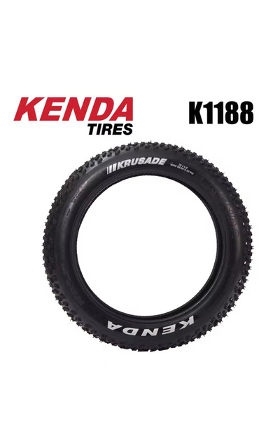 Kenda إطار دراجة K1188 K1188/K1167 Krusade Fat Tire مقاس 20x4.0، إطار سلكي قا...