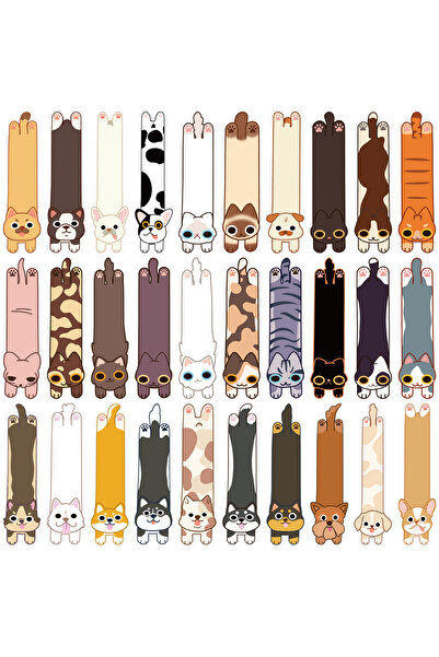 Choice 30PCS 30PCS Cat and Dog Bookmarks Bookmark Reading Books Tagging Paper...