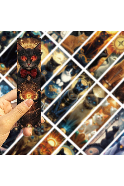 Choice 30-375، 30 قطعة من سلسلة فواصل الكتب على شكل قطط كرتونية، بسيطة وسهلة ...