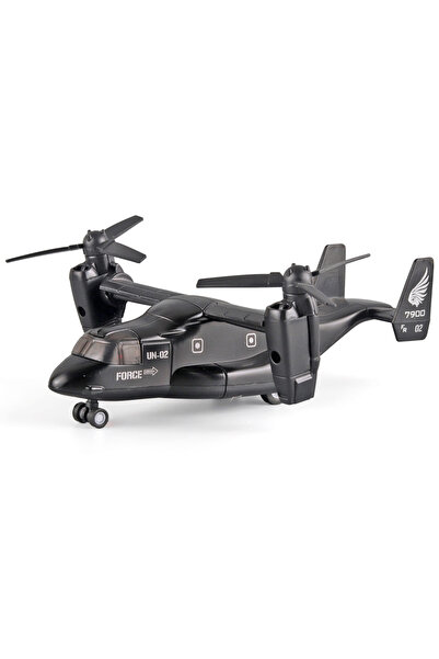 Choice black with box Diecast Alloy Simulated Osprey Transporter Fighter Airc...