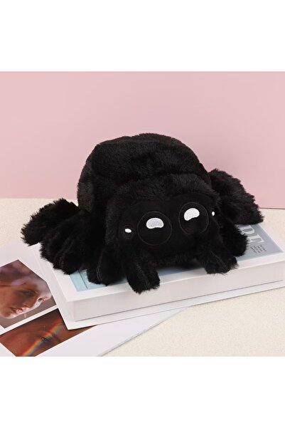 Choice دمية العنكبوت الأسود المضحك من لوكاس، زينة حشرات رائعة، ديكور حفلات، ه...