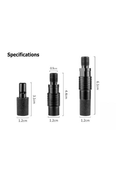 Choice مجموعة من 4 قطع من موصلات إنذار العض من لينهوي، حامل قضيب صيد، ملحقات ...