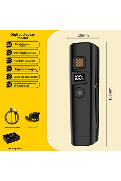 Choice شاشة عرض رقمية ذكية، مصباح أمامي للدراجة، إضاءة عالية، مقاوم للماء، من...