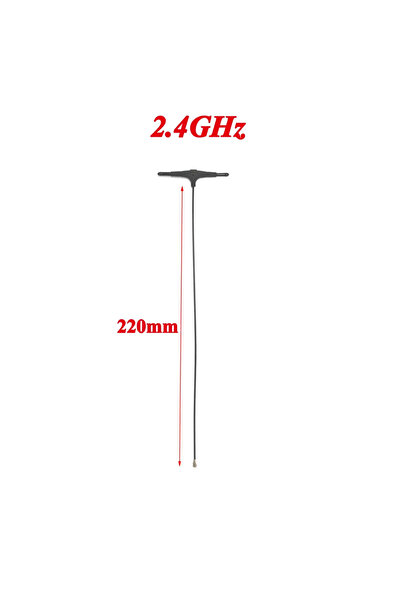 Choice 1PCS 2.4G 220mm 915MHz 2.4G T-type ELRS Antenna 78/120/220mm IPEX 1 IP...