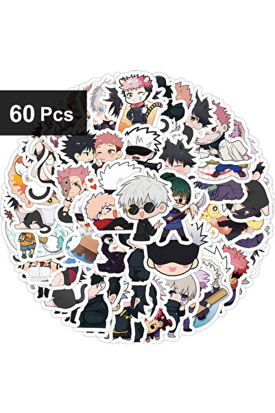 Choice1 1 حزمة (60 قطعة) 30/60/180 قطعة ملصقات أنيمي Jujutsu Kaisen لطيف Sato...