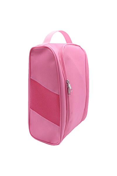 Choice حقيبة أحذية جولف وردية اللون محمولة، مصنوعة من قماش أكسفورد، خفيفة الو...