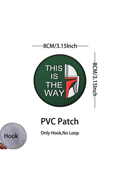 Choice 06-Half-Green This is The Way The Bounty Hunter PVC badge Morale Patch...