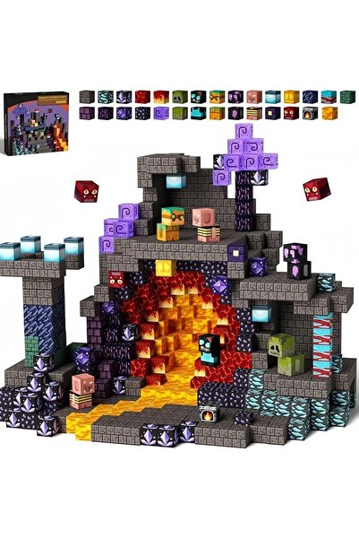 Choice 100PCS 100PCS Magnetic Building Blocks Toy Build Magic Cave World With...