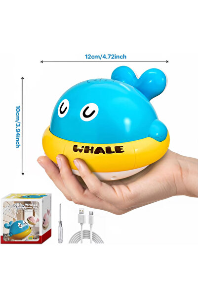 Choice V Blue-box Baby Bath Toys Toddler Bath Toys for Kids Light Up Whale Ba...