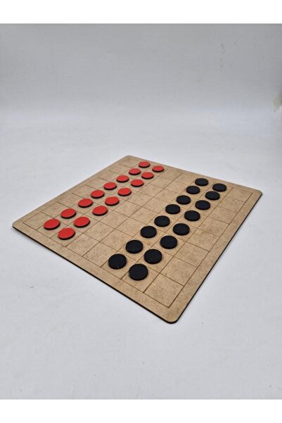 Mu Art Ahşap لعبة الداما الخشبية الفكر والذكاء والاستراتيجية لعبة الداما