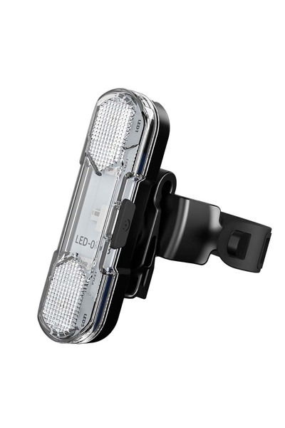 Choice white Waterproof LED Bike Light USB Rechargeable Bicycle Tail Safety W...