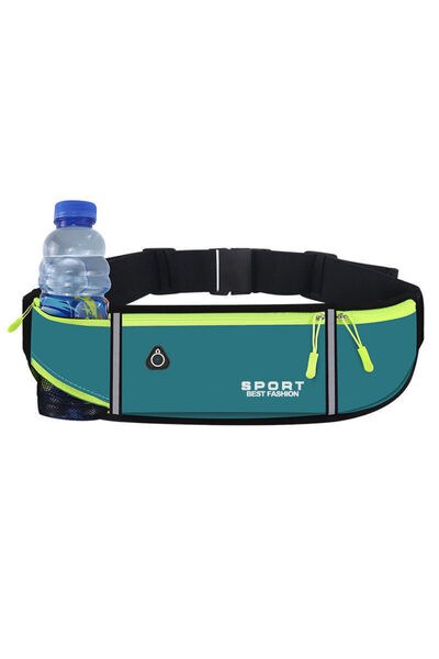 Choice حقيبة خصر زرقاء للجري في الهواء الطلق، خفيفة الوزن ورقيقة، لحمل الهاتف...