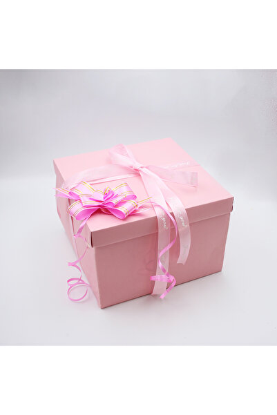 Choice3 صندوق تغليف هدايا وردي اللون، مقاس 31×24×2 سم، مثالي لأعياد الميلاد و...