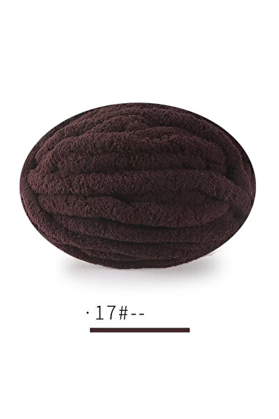 Choice 17 لون قهوة، 250 غرام، خيوط صوف سميكة للغاية، بطانية صوفية محبوكة يدوي...