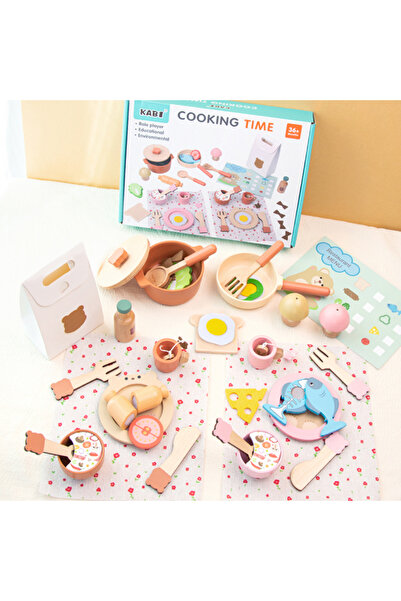 Choice Little Bear Cooking Children's early education simulation, cooking and...