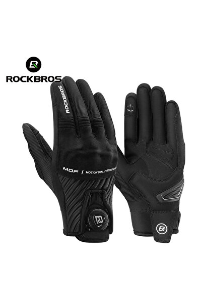 ROCKBROS قفازات MT017 XL مزودة بوسادات راحة اليد من مادة SBR، ماصة للصدمات، م...