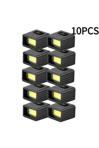 Choice 10 مصابيح يدوية صغيرة تعمل ببطارية 9 فولت، مزودة بإضاءة LED، ومصابيح م...