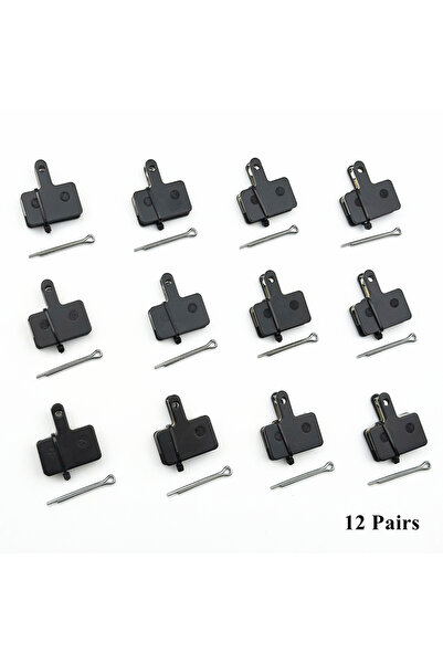 Choice 12 زوجًا من وسادات فرامل قرصية للدراجات شبه المعدنية (2/4/12 زوجًا) مص...