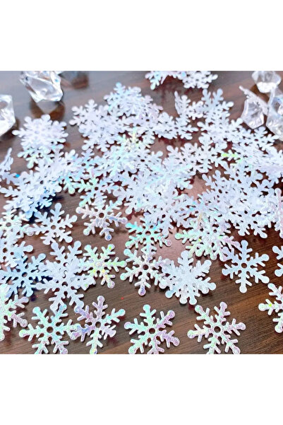 Choice 300 قطعة - رقائق ثلجية لعيد الميلاد، قصاصات ورق للرمي في الحفلات، ثلج ...