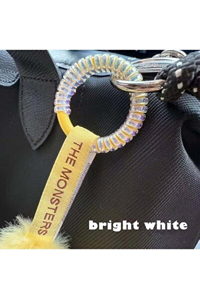 Choice 2pcs bright white 2-6 pcs For Labubu Anti-drop Keychain Buckle With Si...