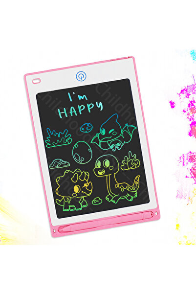 Choice لوحة كتابة رقمية بشاشة LCD مقاس 8.5 بوصة، متوفرة باللونين الأبيض والور...