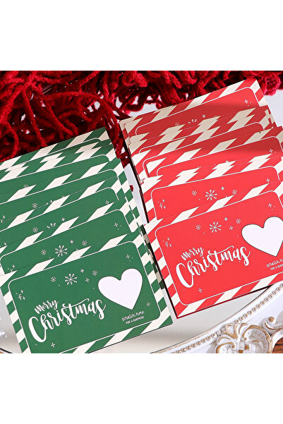 Choice 10Green 10Red 10Pcs/20Pcs Creative Merry Christmas Themed Lucky Scratc...