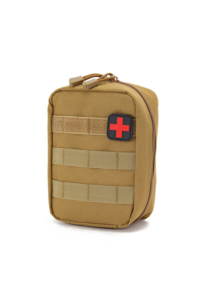 Choice TAN First Aid Bag Camping Tactical Medical Pouch Outdoor MOLLE EMT Eme...