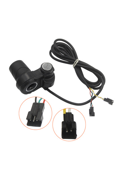 Choice مفتاح تحكم 20X لدراجة كهربائية 5 فولت، مقبض تسريع هول نصف دورة مع مفتا...