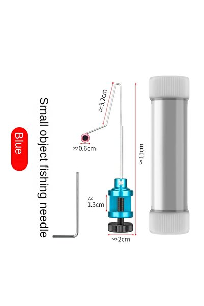 Choice أداة تغذية طُعم الصيد LINNHUE الزرقاء لخيط الصيد، مصممة للأشياء الصغير...