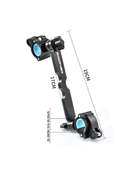 Choice ملحقات حامل مظلة كرسي صيد أسود، مشبك تثبيت حامل مظلة صيد، موصل عالمي