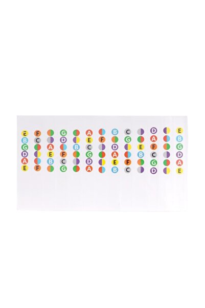 Choice Transparent Miwayer Guitar Fretboard Notes Map Labels Stickers 6 Strin...