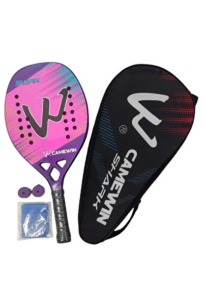 Choice مضرب تنس شاطئي من ريد كاميوين 3K، مصنوع من ألياف الكربون، سطح خشن، إصد...