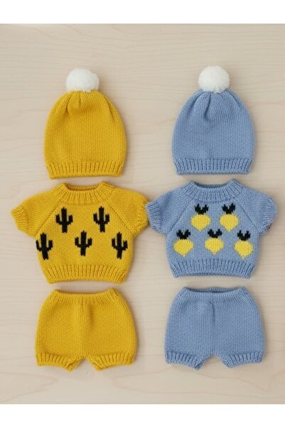 Choice مجموعة من 4 أطقم ملابس صوفية أنيقة لدمى بيبي ريبورن مقاس 13 بوصة، ناعم...