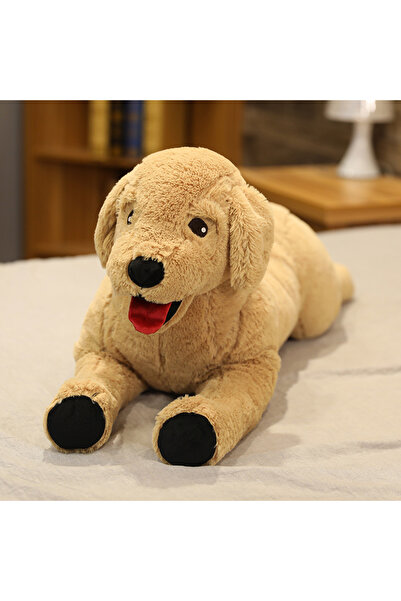 Choice دمية كلب لابرادور جديدة بحجم 75 سم، مصنوعة من القطيفة، بتصميم واقعي وإ...