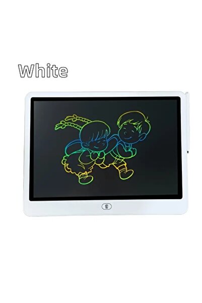 Choice لوحة كتابة بيضاء كبيرة مقاس 13 بوصة بشاشة LCD، مزودة بزر مسح واحد، لوح...