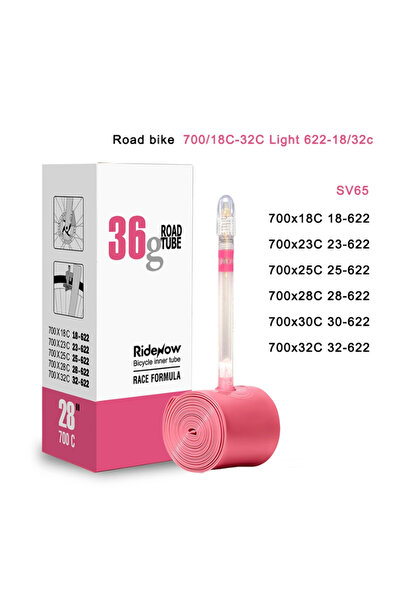 Choice 700c 65mm 18-32C Pink RideNow Bike Inner Tube 700C18 23 25 28 30 32 Ro...