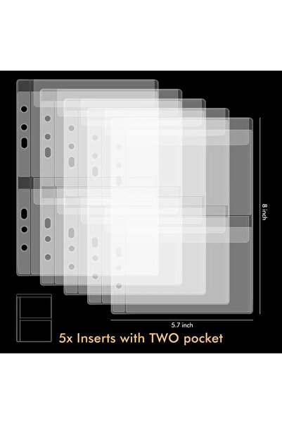 Choice 5x with Two pocket Multipurpose A5 Die Storage Book Binder Die and Sta...