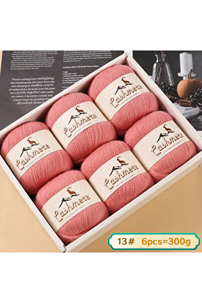 Choice 13 لونًا من خيوط الصوف النقي الناعم، 300 غرام، منسوجة يدويًا، مواد للح...