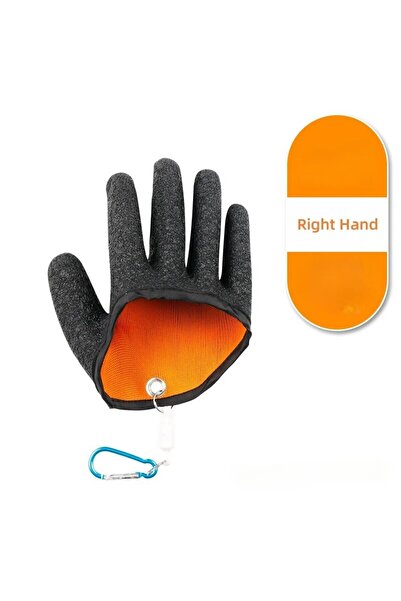 Choice قفازات صيد لليد اليمنى، مزودة بمغناطيس تحرير، مانعة للانزلاق، تحمي الي...
