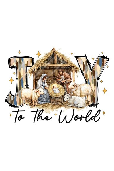 Choice MULTI Nativity Scene Jesus Christmas DIY Iron-On Heat Transfer Sticker...