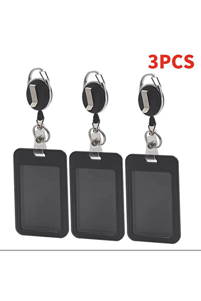 Choice مجموعة بطاقات تصريح العمل (3 قطع) - مجموعة بطاقات مستندات معلقة بحبل ق...