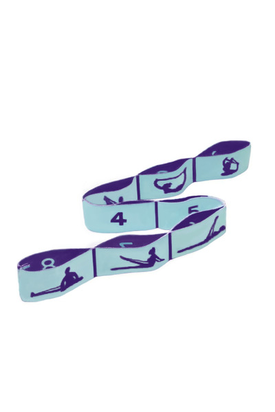 Choice Blue Resistance Band Yoga Auxiliary Stretching Belt Adult Latin Traini...