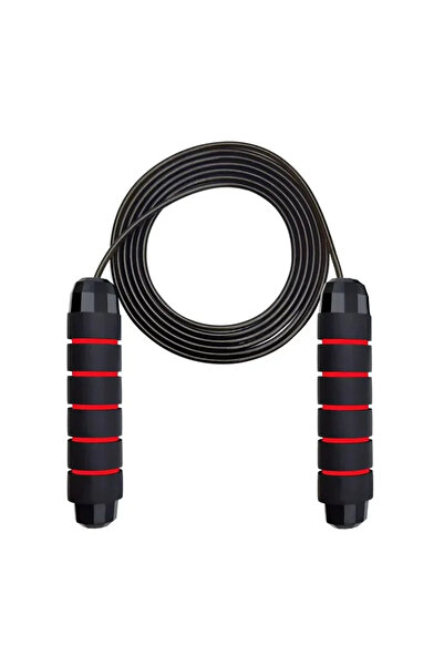 Choice Red With Ball Bearings Adjustable Tangle-Free Speed Wire Jump Rope Wor...