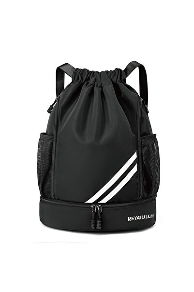 Choice حقيبة ظهر رياضية سوداء اللون، حقيبة رياضية، حقيبة ظهر لكرة السلة، حقيب...