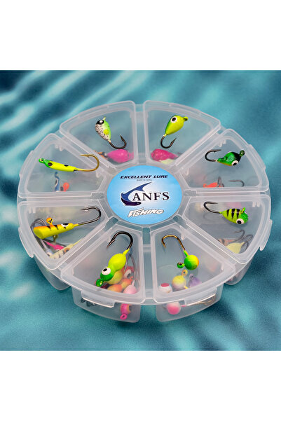 Choice FCP29T-2794-40zhi ANFS طُعم صيد جليد، 5 قطع/40 قطعة، طُعم صيد جليد، طُ...