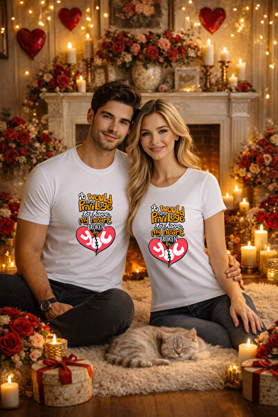 MVRDAR Tricou unisex 100% Bumbac personalizat Colectia Valentineâ€™s Day, Dra...