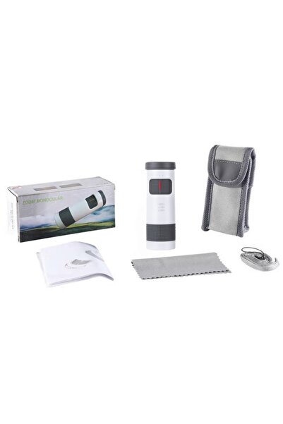 Choice White 10-30x21 Zoom Mini Monocular Telescope - Portable Spotting Scope...