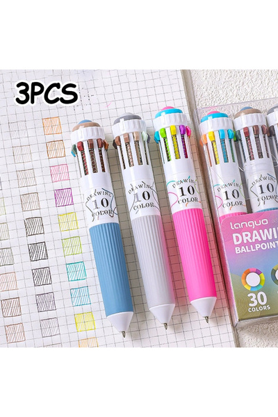 Choice مجموعة من 3 أقلام جل ملونة للكتابة والرسم، 88 لونًا للاختيار من بينها،...