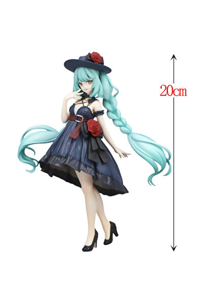 BANDAI مجموعة شخصيات هاتسون ميكو أنمي رائعة بدون صندوق، بطول 20 سم، ثلاثية، ج...