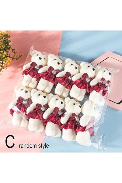 Choice1 باقة من 10 قطع على شكل دب، آيس كريم، دب مرصع بالألماس، هدية عيد الحب،...